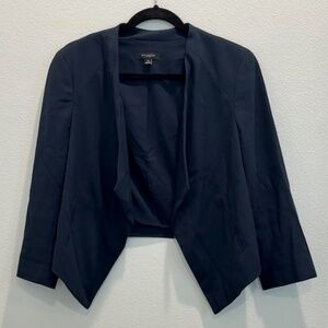 Ann Taylor Navy Cropped Jacket